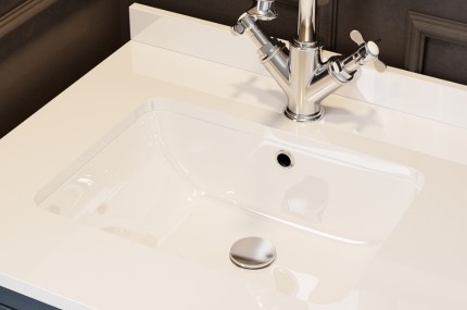 Vanity Unit with White Quartz Worktop